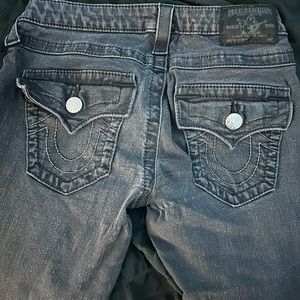 true religion black grey